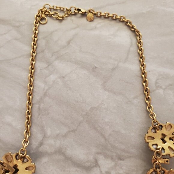 💕 J.Crew Rhinestone Crystal Cluster Stacked Statement Wedding Bridal Necklace - Picture 12 of 16